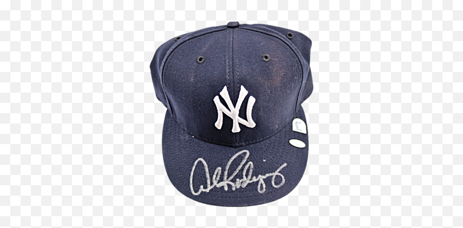 Alex Rodriguez New York Yankees Autographed Hat Steiner - New Era Emoji,Mlb Logo Hat