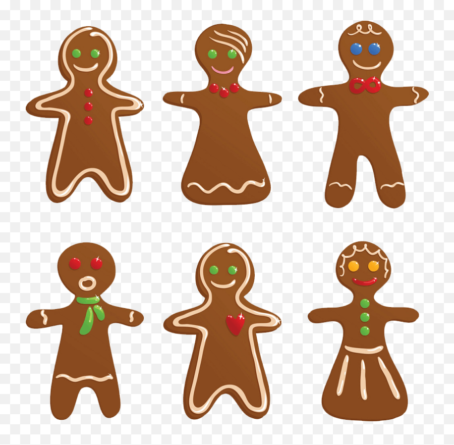 Gingerbread Cookies Clipart Transparent - Clipart World Standing Around Emoji,Cookies Clipart
