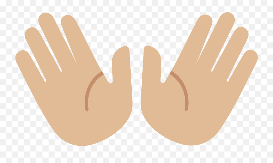 Open Hands Emoji Clipart,Open Hands Png