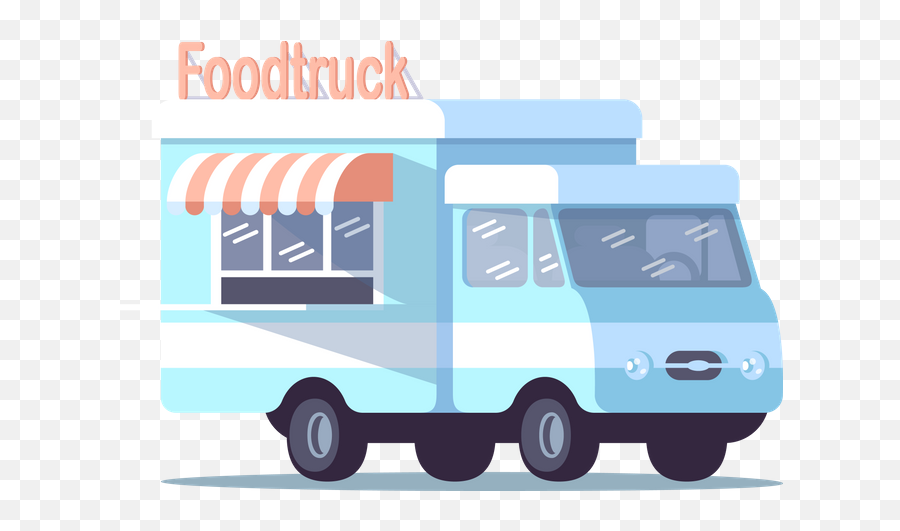 Best Premium Coffee Street Truck Illustration Download In Emoji,Food Truck Clipart