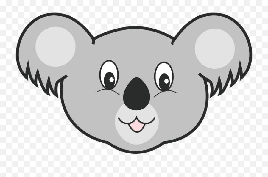Koala Clip Art - Koala Face Clipart Emoji,Koala Clipart