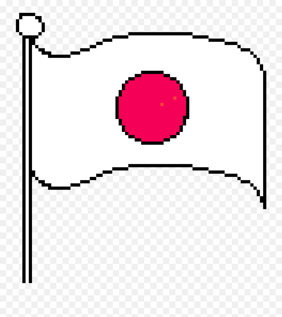 Pixilart - Japan Flag By Bts33 Emoji,Japan Flag Transparent