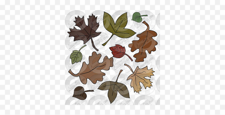 Dead Leaves Picture For Classroom Therapy Use - Great Dead Emoji,Foliage Clipart