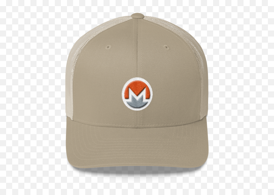 Monero Trucker Cap Logo On White - Trucker Hat Emoji,Cap Logo