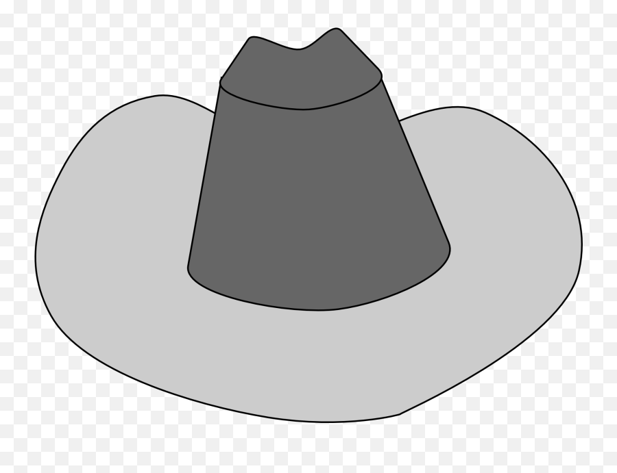 Grey Cowboy Hat Drawing Free Image Emoji,Cowboy Hat Clipart