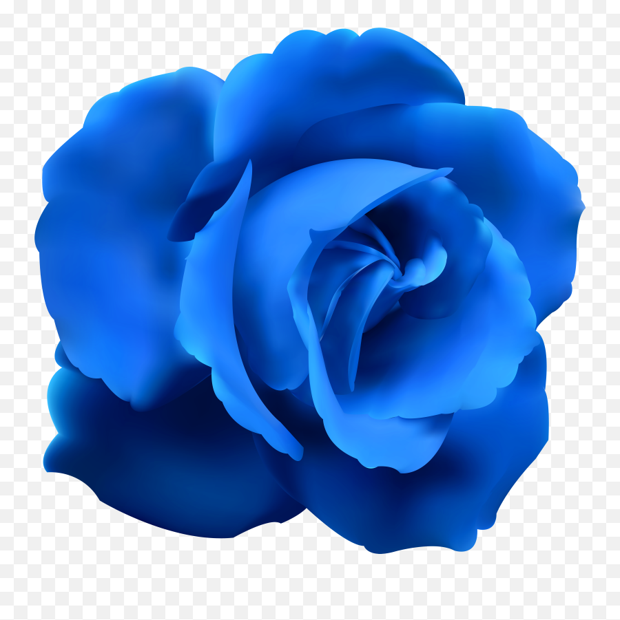 Blue Rose Watercolor Png - Blue Flower On Transparent Background Emoji,Rose Clipart Png