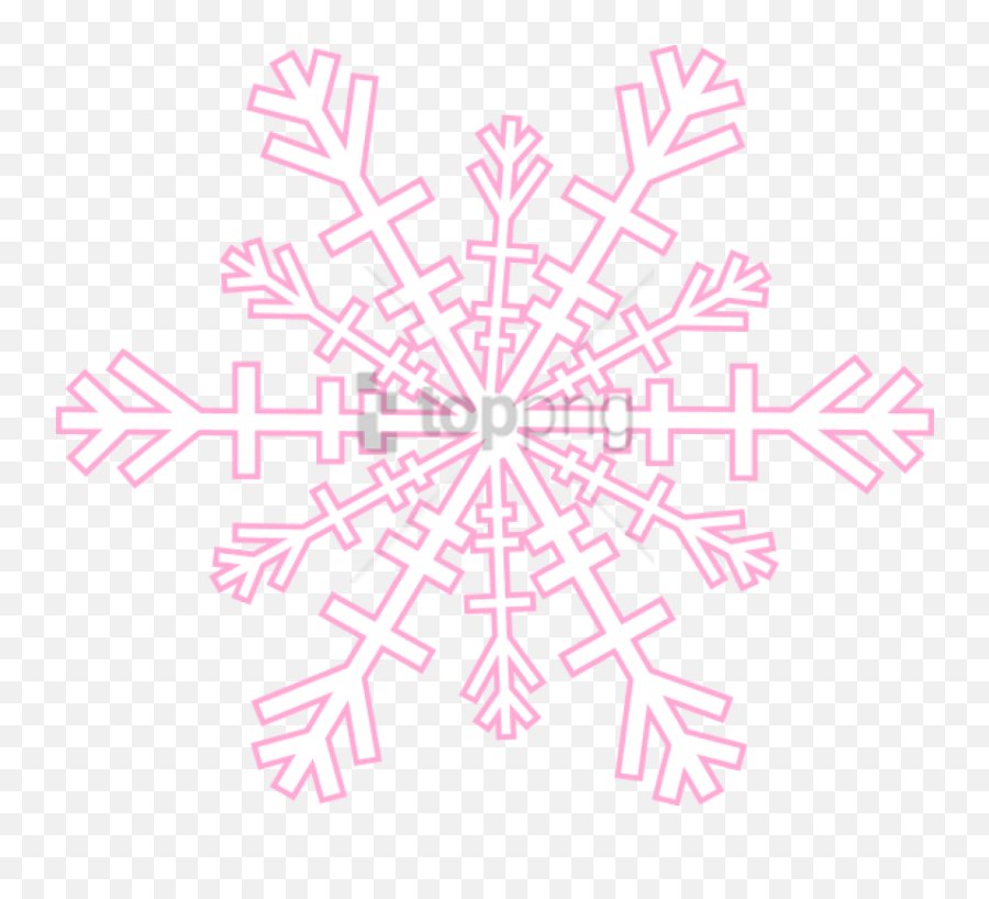 Download Snowflake Clipart Light Pink - Pink Snowflake Black Great Britain Emoji,Snowflake Clipart Transparent Background