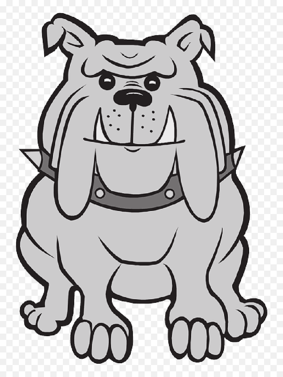 Happy Dog Bulldog Pet Collar Spiked - Bulldog Puppy Happy Bulldog Clip Art Emoji,Puppy Clipart