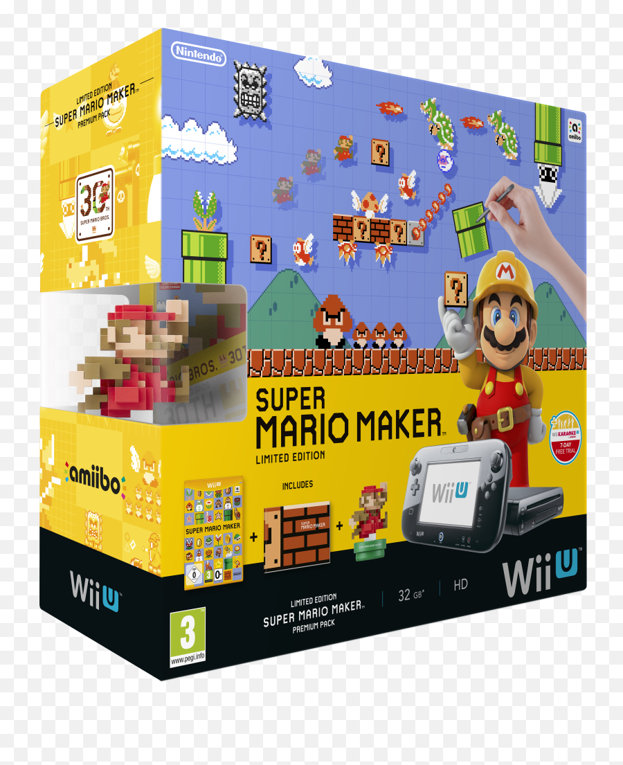 Download Wii U Mario Maker Premium Pack - Super Mario Maker Super Mario Maker Wii Pack Emoji,Super Mario Maker Png