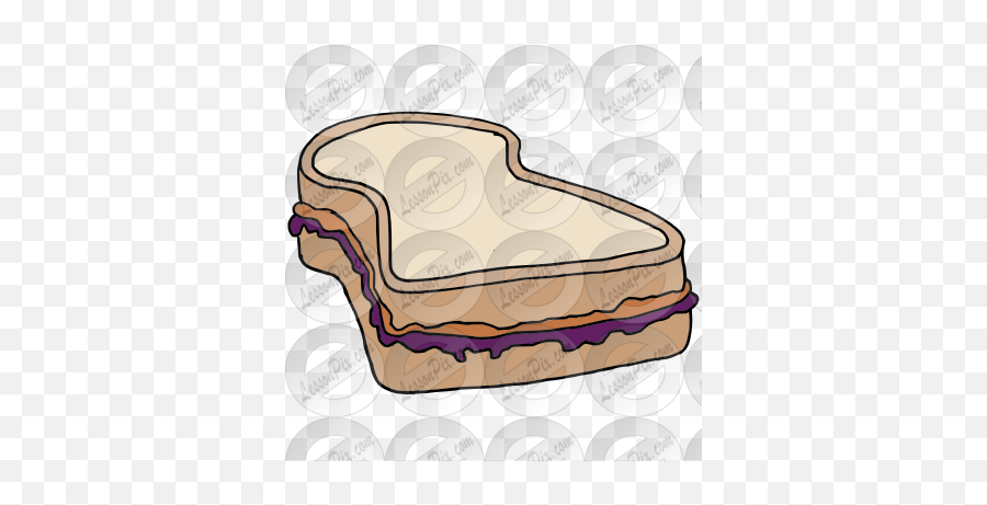 Peanut Butter And Jelly Picture For Classroom Therapy Use - Breakfast Sandwich Emoji,Peanut Butter Clipart