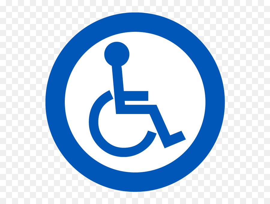 Handicap Accessible Label G2022 - Park Emoji,Handicap Sign Png