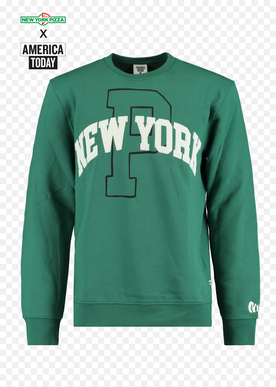 Men Nyp Sweater Text Print Green Buy Online - Long Sleeve Emoji,Nfl Logo Sweatshirts