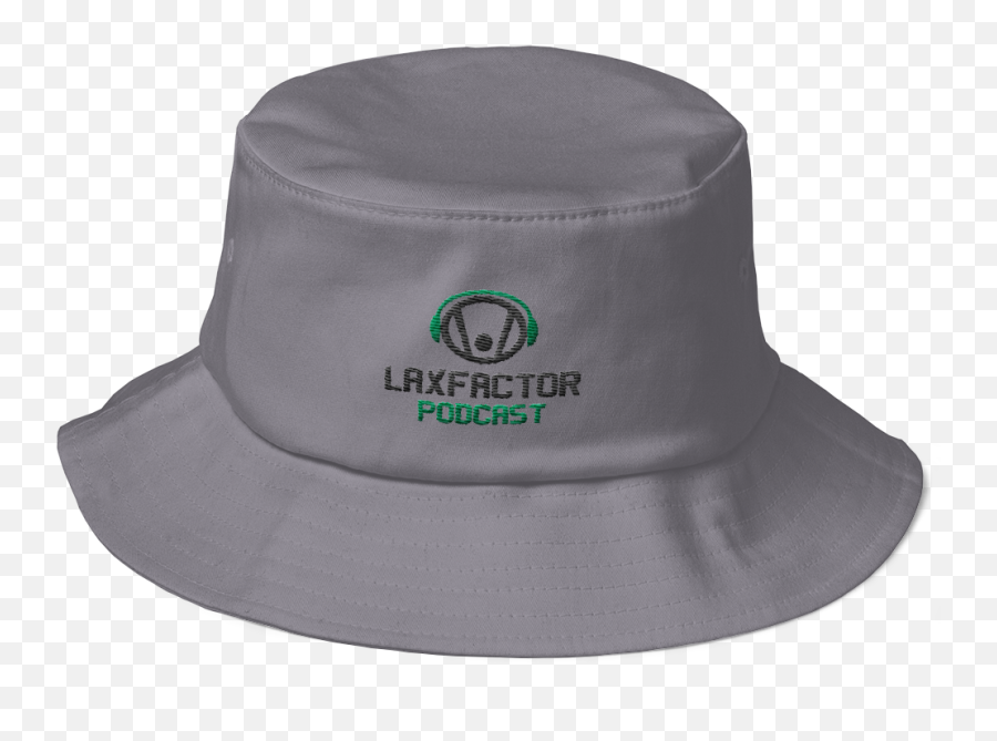 Laxfactor Podcast Logo Old School Bucket Hat - Hat Circle Emoji,Old School Logo