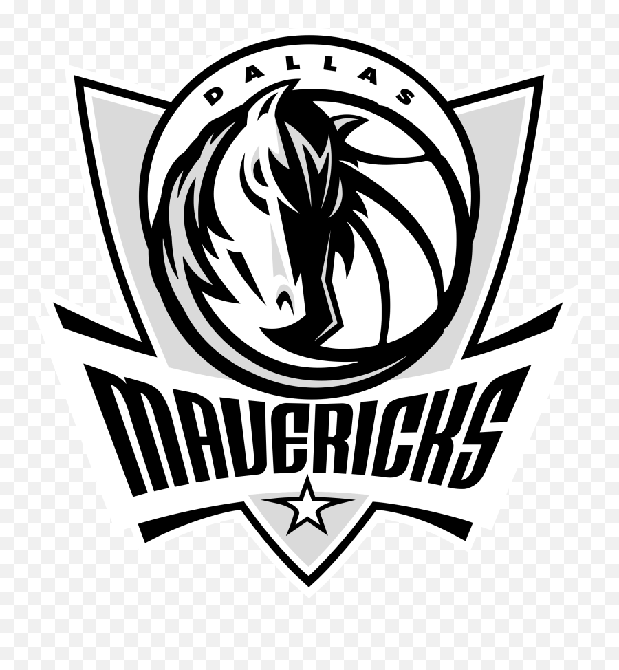 Download Dallas Cowboys Clipart Black And White - Dallas Dallas Mavericks Logo 2019 Emoji,Dallas Stars Logo