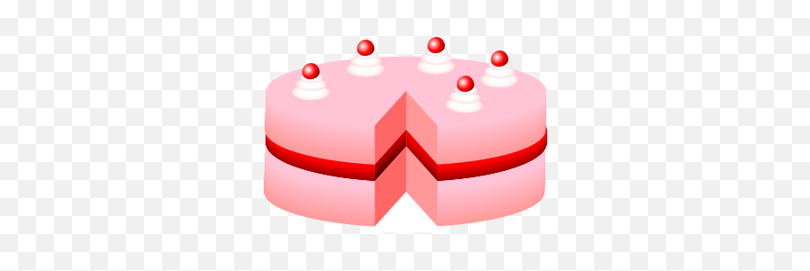 Free Clipart Pink Cake No Plate Bqk Emoji,Free Cake Clipart