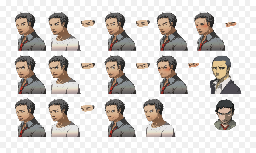Playstation 2 - Persona 4 Ryotaro Dojima The Spriters Emoji,Persona 4 Png