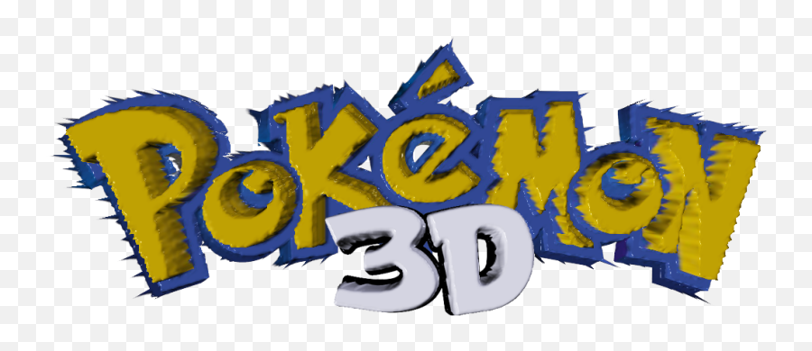 Download Pokemon 3d - Pokemon Logo 3d Png Image With No Emoji,3d Mockup Logo