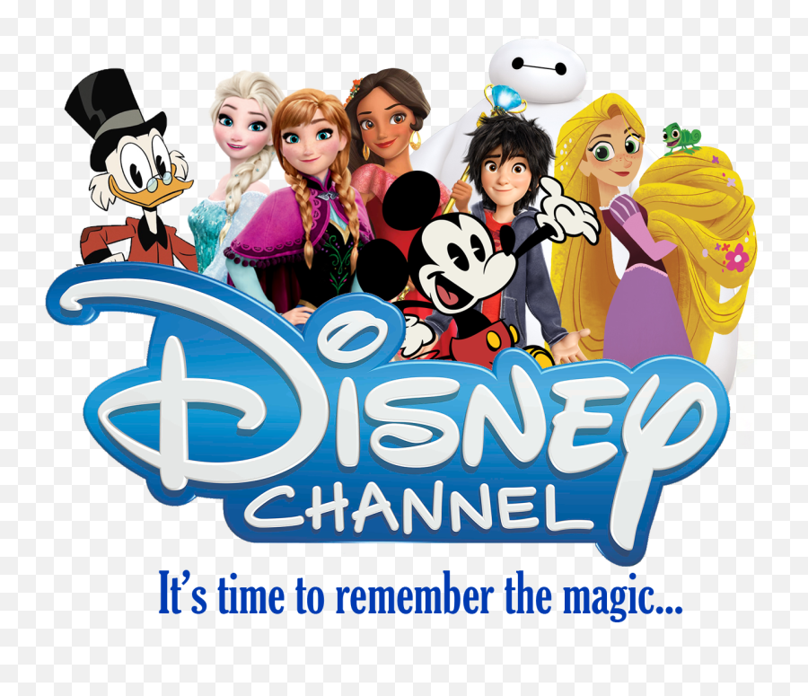 Download Hd Disney Channel Logo With New Characters - Disney Emoji,Disney Jr Logo