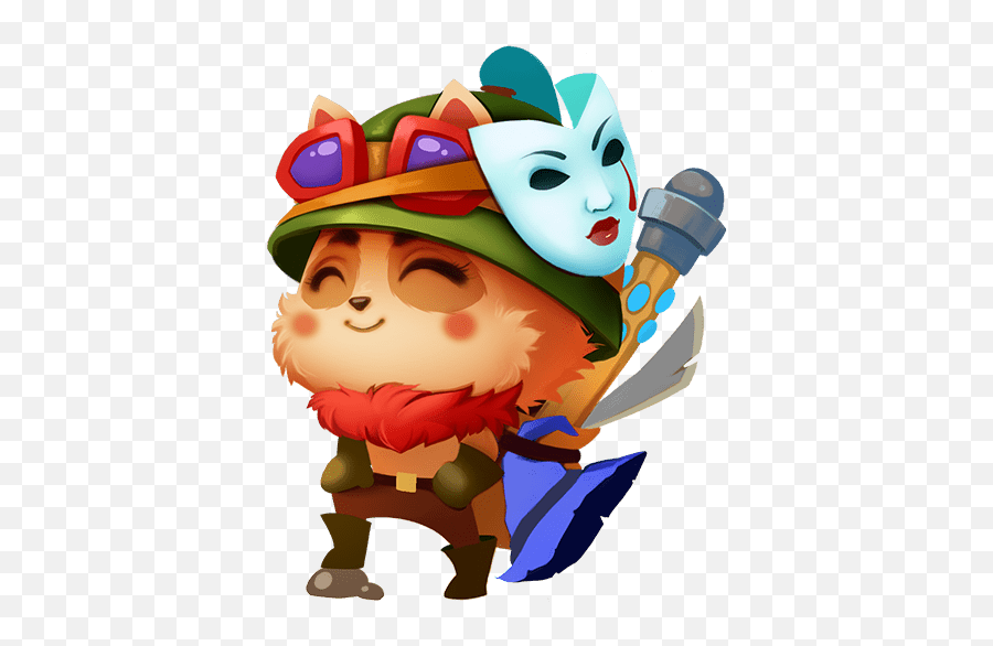 Vk Sticker 25 From Collection Teemo Download For Free Emoji,Teemo Transparent