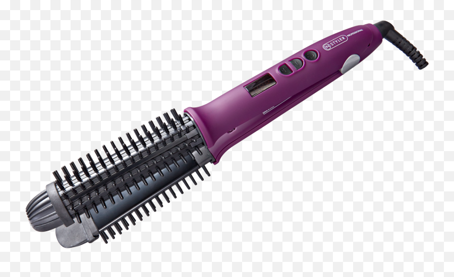 Download Hd Hair Roller Png Background Image - Roller Brush Emoji,Brushing Hair Clipart