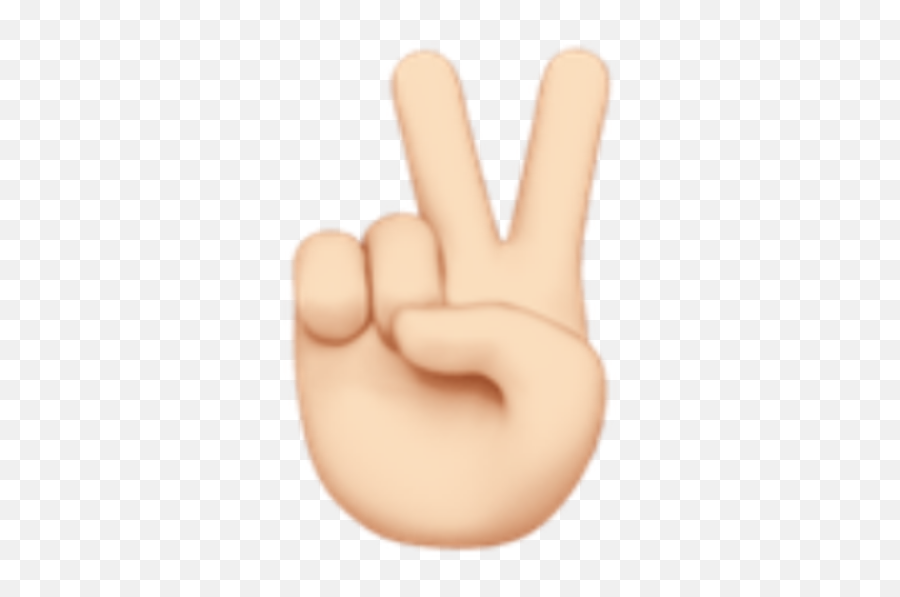 The Most Edited Hand Picsart Emoji,Peace Fingers Png