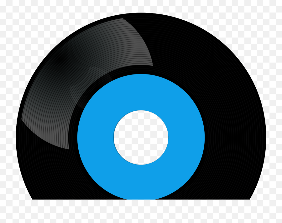 Blue Record Svg Vector Blue Record - Brixton Emoji,Record Clipart