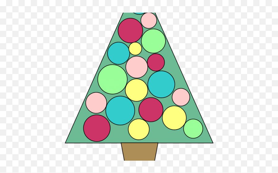 Christmas Ornaments Clipart Clip Art - Retro Christmas Tree Dot Emoji,Ornaments Clipart