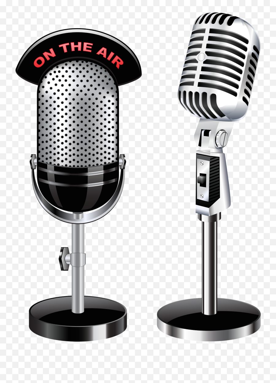 Download Hd Free Image On Pixabay - Transparent Background Micrófono De Radio Png Emoji,Microphone Clipart