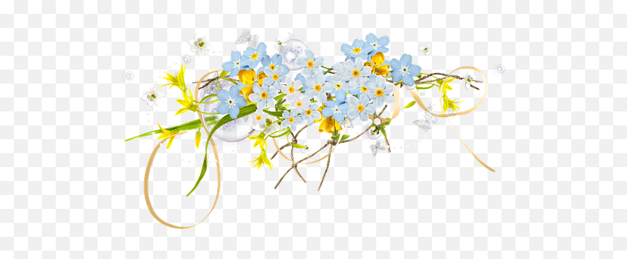 Free Forget Me Not Bloom Images - Don T Forget Me Flower Frame Emoji,Forget Me Not Flowers Clipart