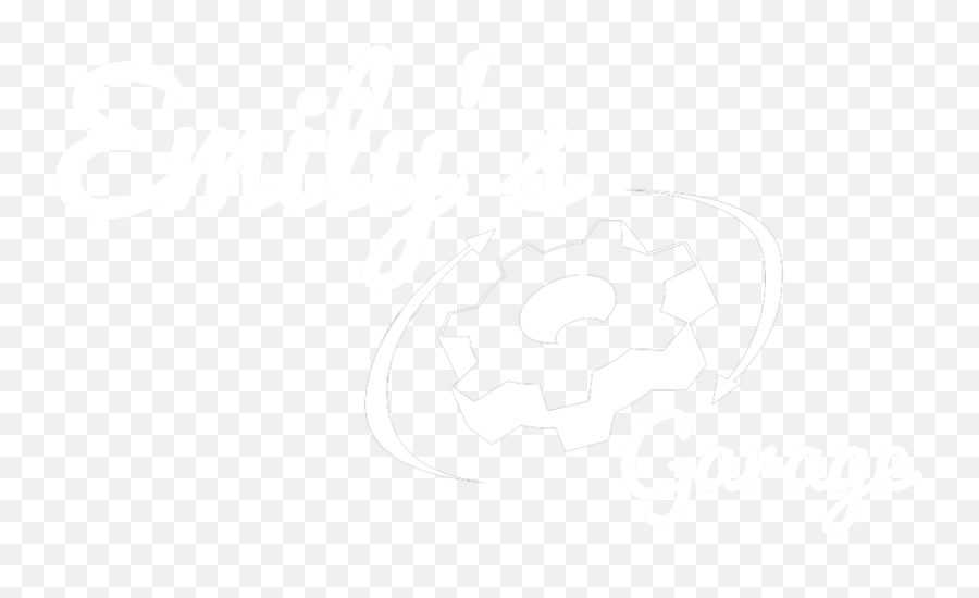 Download Emilys Garage Logo White Png Image With No - Loungebuddy Emoji,Garage Logo