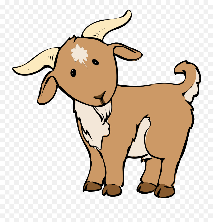 Cute Goat Drawing Free Image Download - Cute Goat Clipart Emoji,Cute Spider Clipart