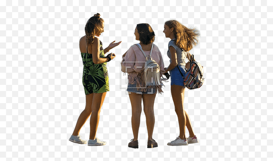 Three Girls Standing And Talking - Three Girls Standing Talking Emoji,Talking Png