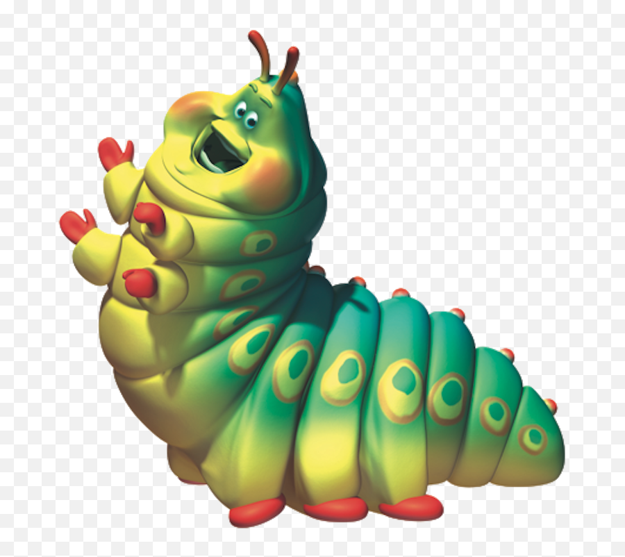 Transparent A Bugs Life Heimlich - Bugs Life Bug Emoji,Caterpillar Png
