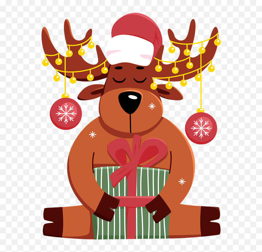 Christmas Reindeer Clipart Free Download Transparent Png Emoji,Cute Reindeer Clipart