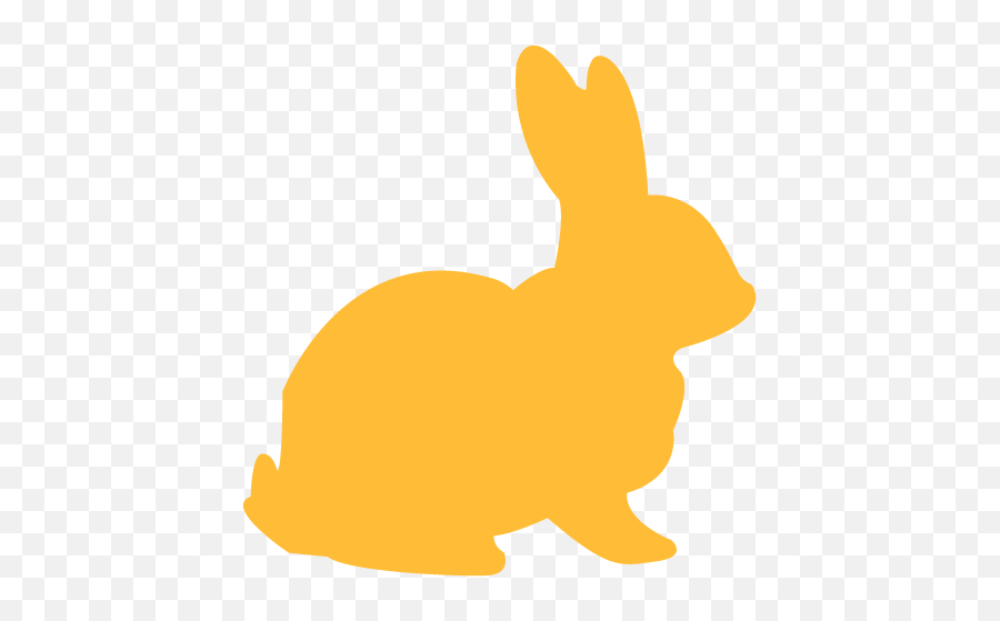 Easter Bunny Hare Rabbit Clip Art Chocolate Bunny - Rabbit Emoji,Bunny Silhouette Clipart