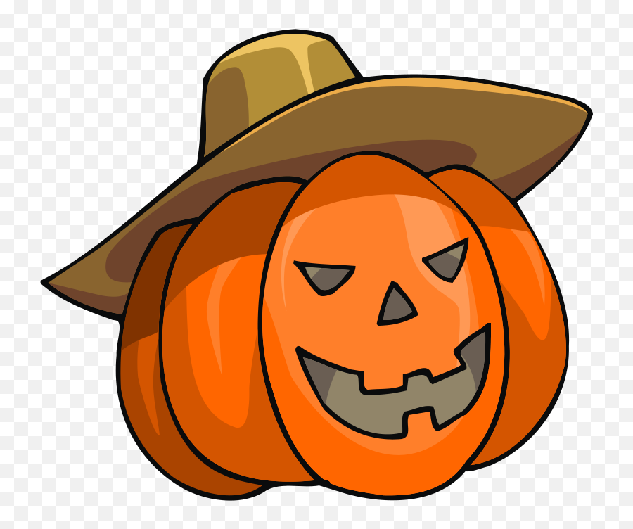 Pumpkin Head - Orange Remix Openclipart Emoji,Pumpkin Head Png