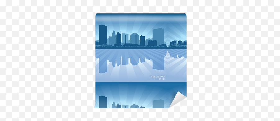 Toledo Ohio City Skyline Vector Silhouette Wallpaper Emoji,City Skyline Silhouette Png