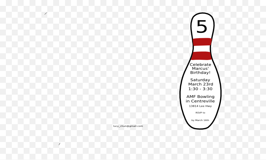 Bowling Pin 2 Clip Art At Clker Com Vector Clip Art Online Emoji,Bowling Alley Clipart