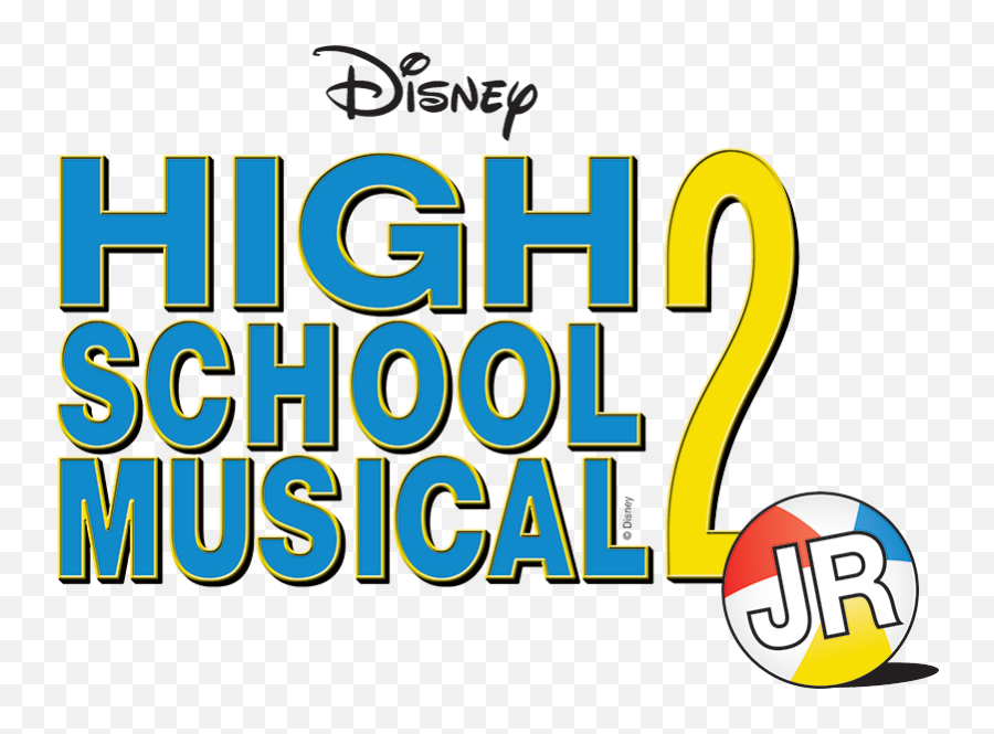 Disneyu0027s High School Musical 2 Jr - Broadway Junior Hal High School Musical 2 Jr Logo Png Emoji,Disney Junior Logo