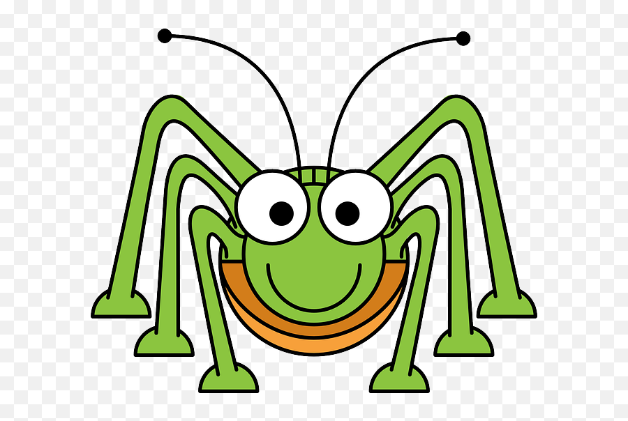 Caterpillar Bug Cricket Insect - Cartoon Bugs Clipart Emoji,Insect Clipart