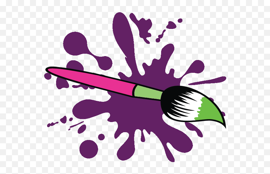 Paint Brush Clipart Paint Party - Art Clipart Paint Brush Emoji,Paint Brush Clipart