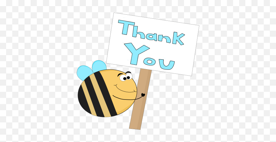 Thank You Clip Art - Honey Bee Thank You Gif Emoji,You Clipart