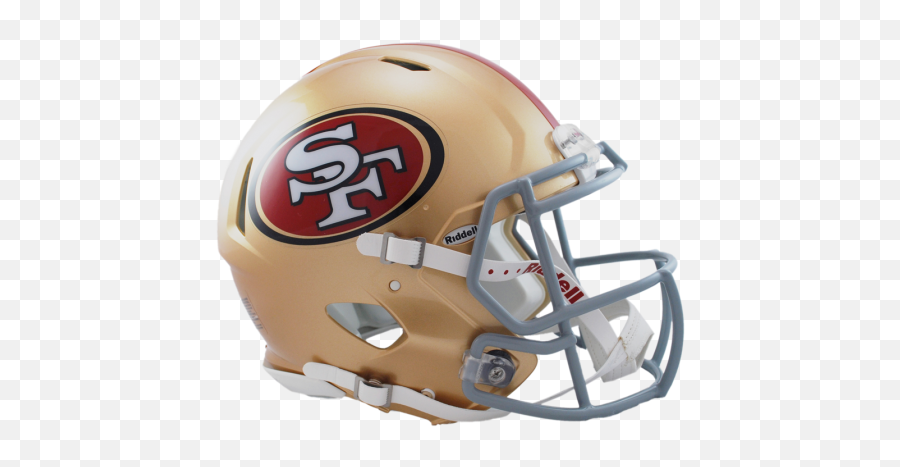 San Francisco 49ers Authentic Speed Helmet By Riddell - Full San Francisco 49ers Helmet Png Emoji,San Francisco 49ers Logo