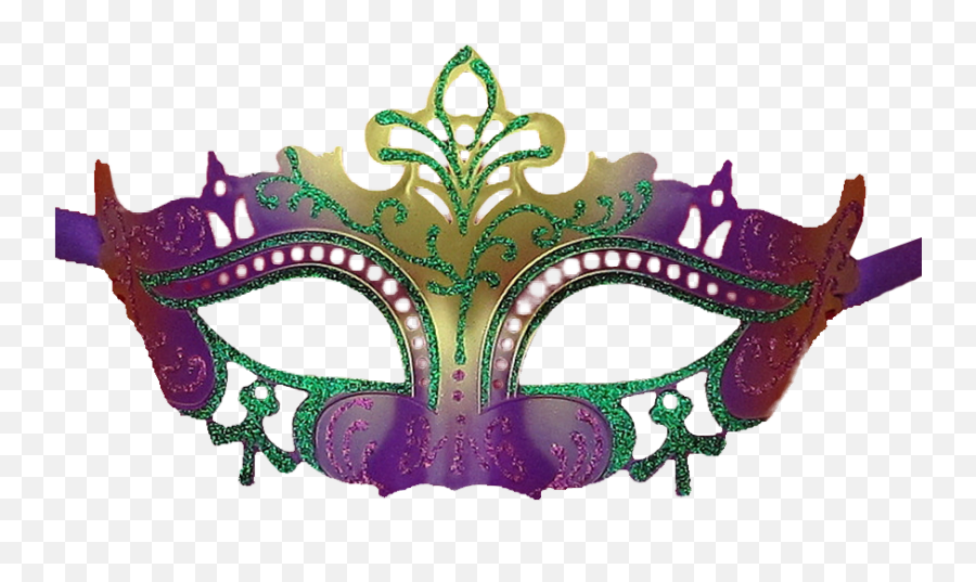 Download Carnival Mask Png Transparent Images - Masquerade Mask Mardi Gras Colors Emoji,Mask Transparent
