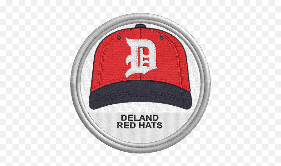 Deland Red Hats - Atlanta Crackers Cap Emoji,Red Hat Logo