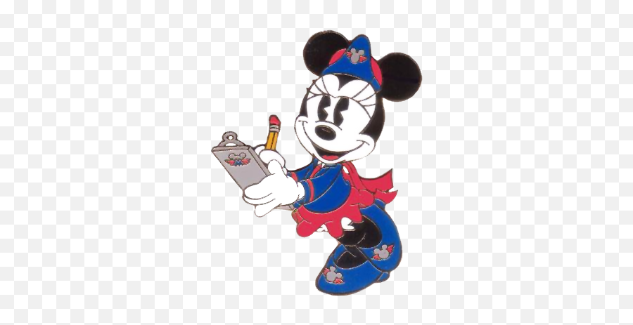 Minnie Flight Attendant Minnie Minnie Mouse Clipart - Minnie Mouse Flight Attendant Emoji,Mice Clipart