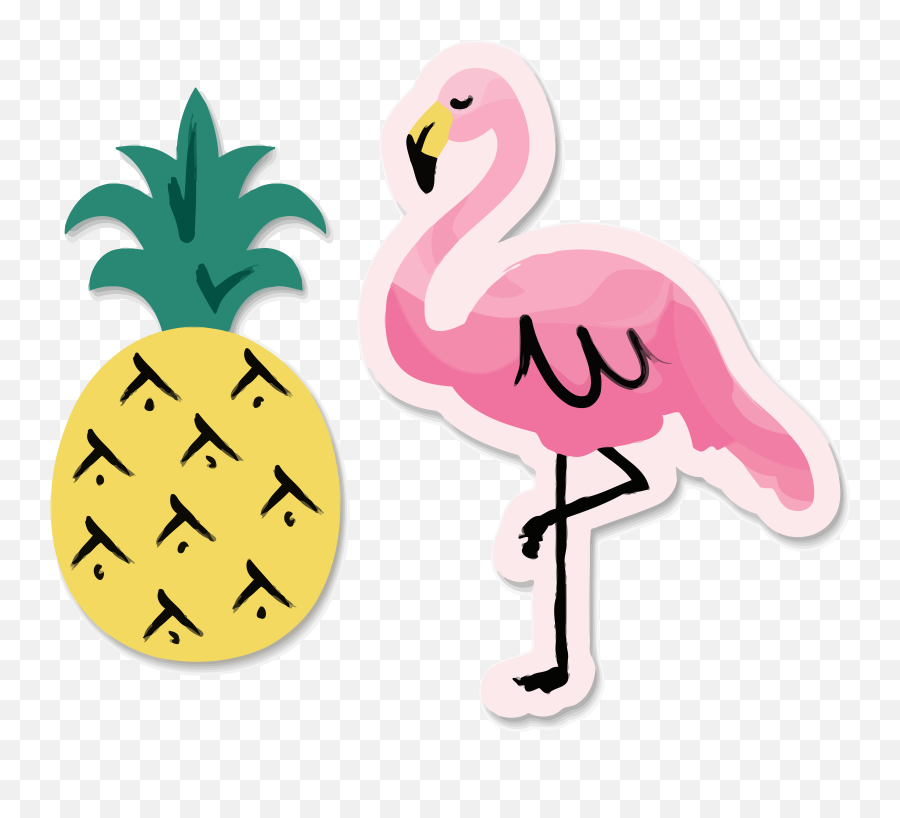 Flamingo Clipart Pumpkin - Party Flamingo Clipart Emoji,Flamingo Clipart