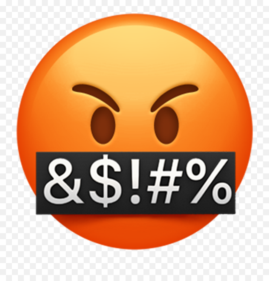 Emoji Transparent Apple Teases Hundreds - Angry Swearing Emoji,Emoji Transparent