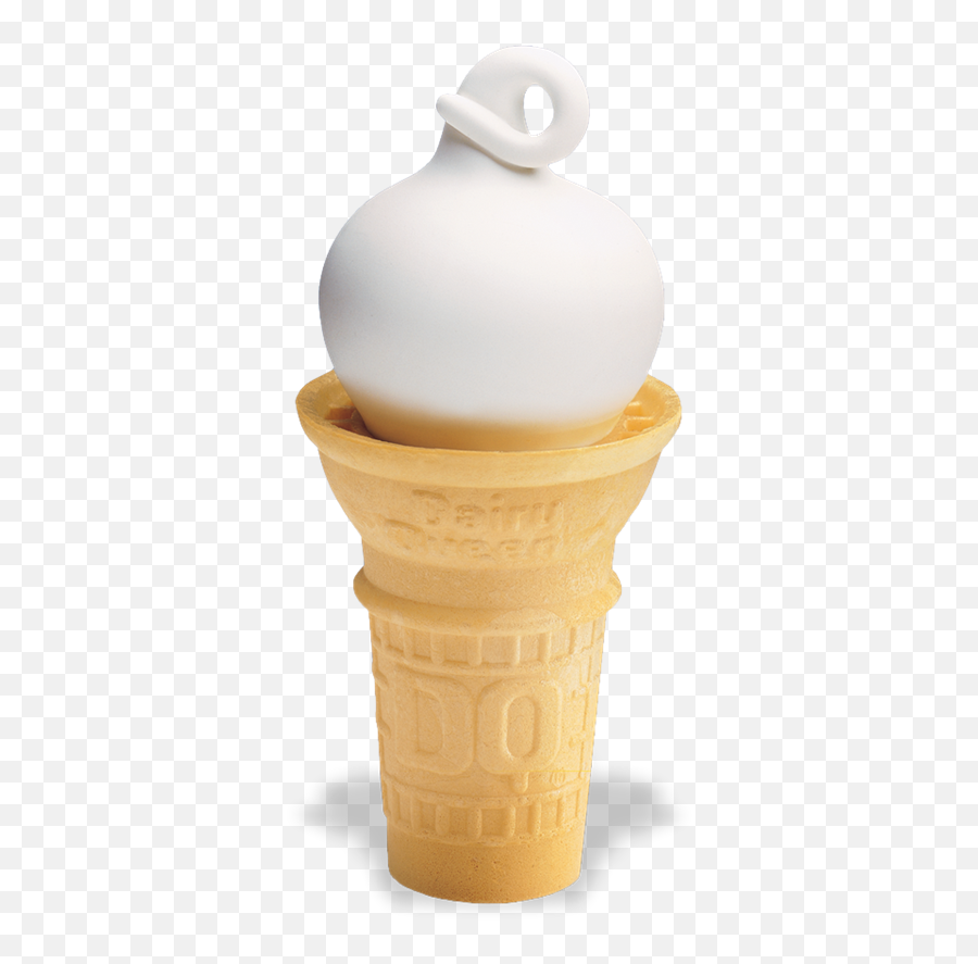 Ice Milk Transparent Background - Dairy Queen Small Cone Emoji,Milk Transparent Background