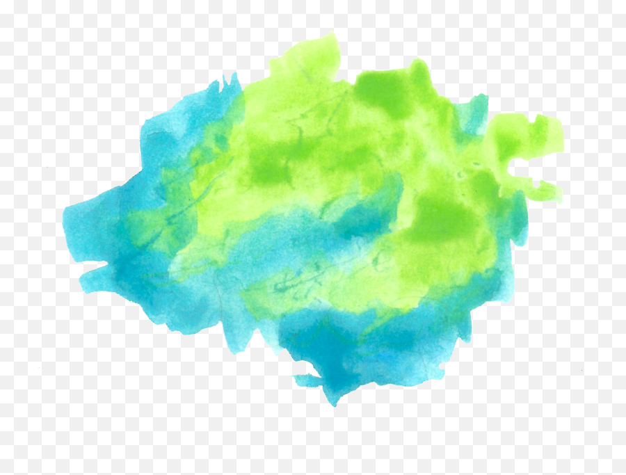 Download Watercolor Painting - Green Blue Watercolor Background Png Emoji,Watercolor Background Png